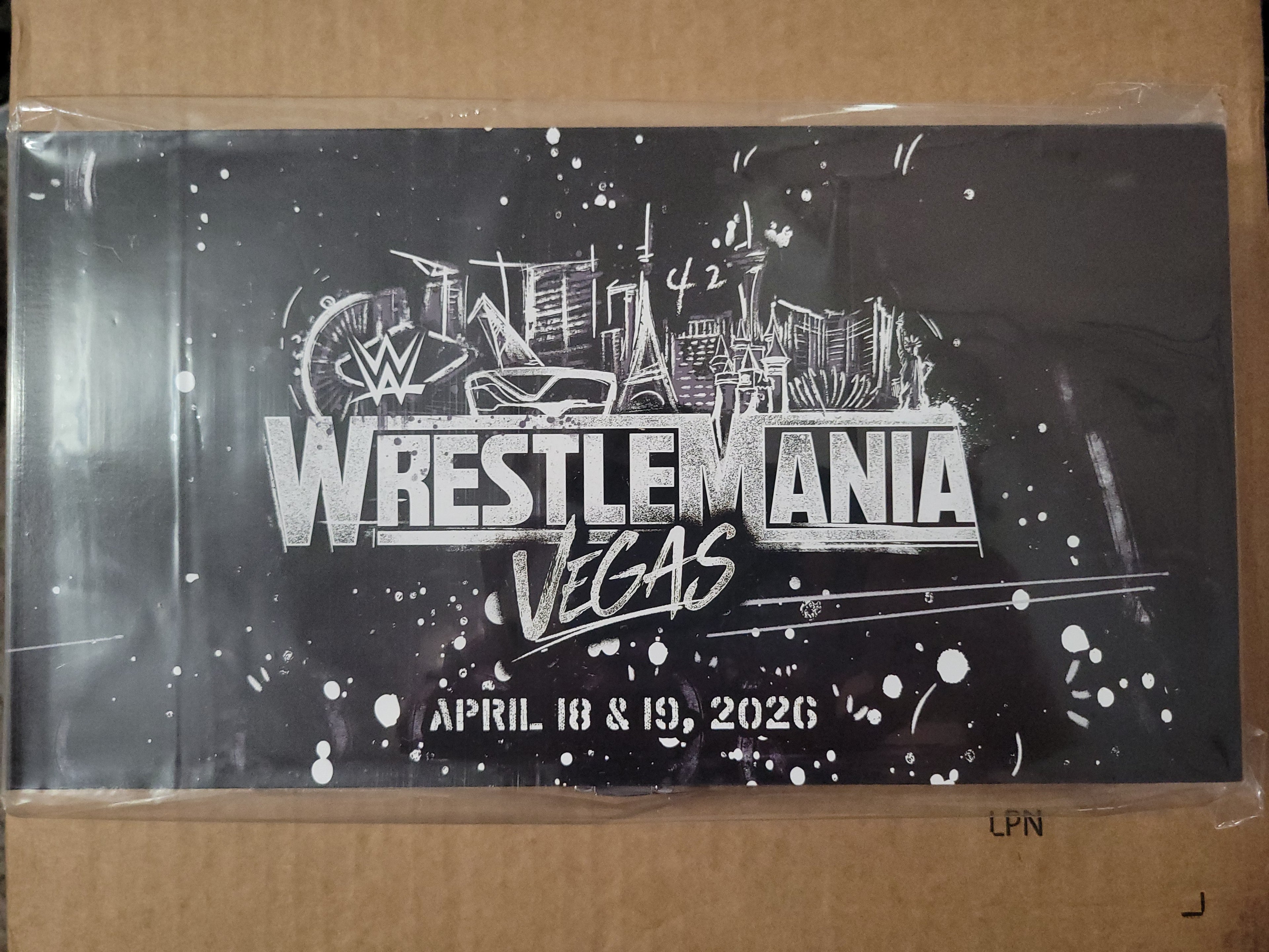 Official WWE WrestleMania 42 Side Plates