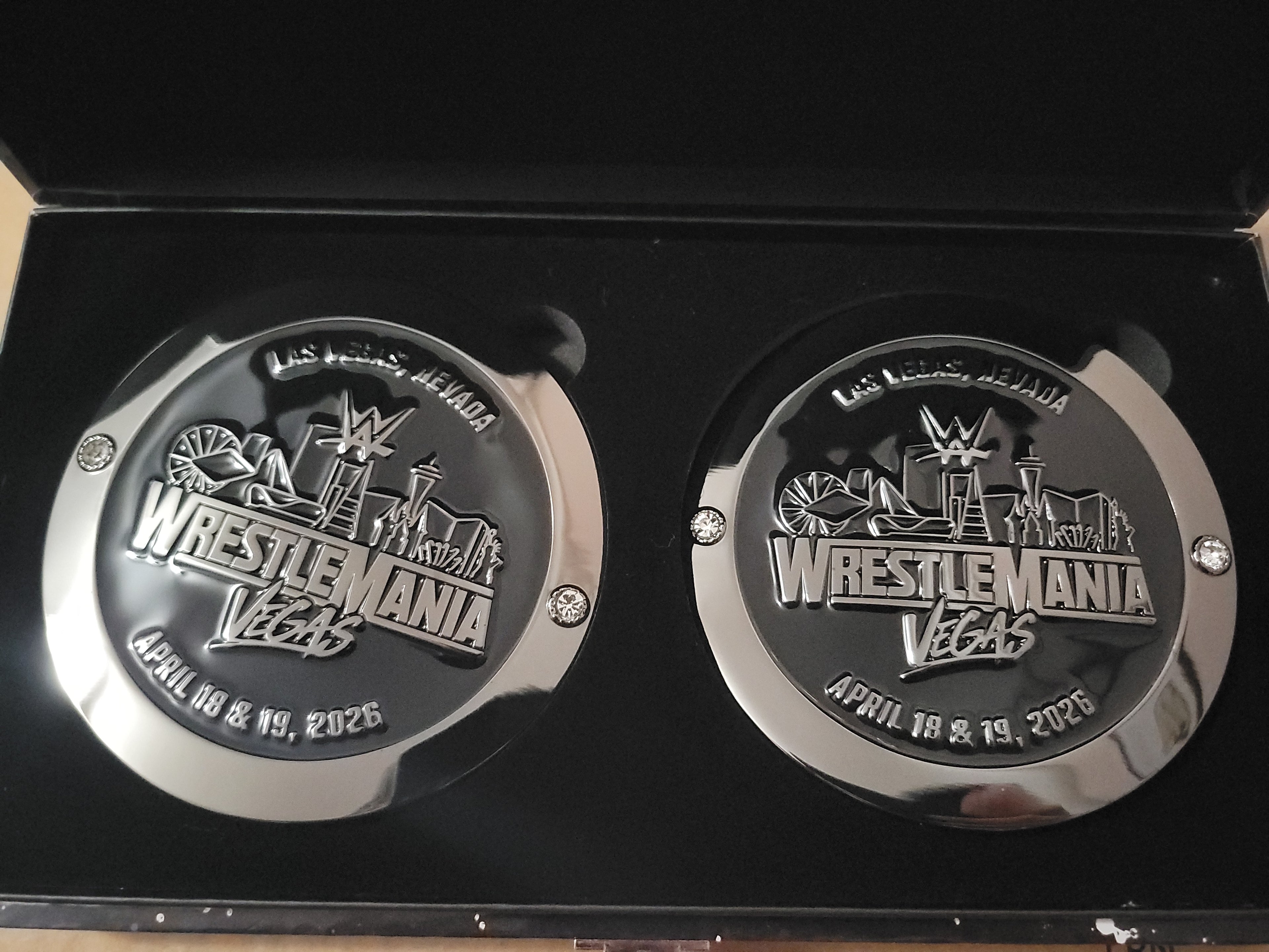 Official WWE WrestleMania 42 Side Plates