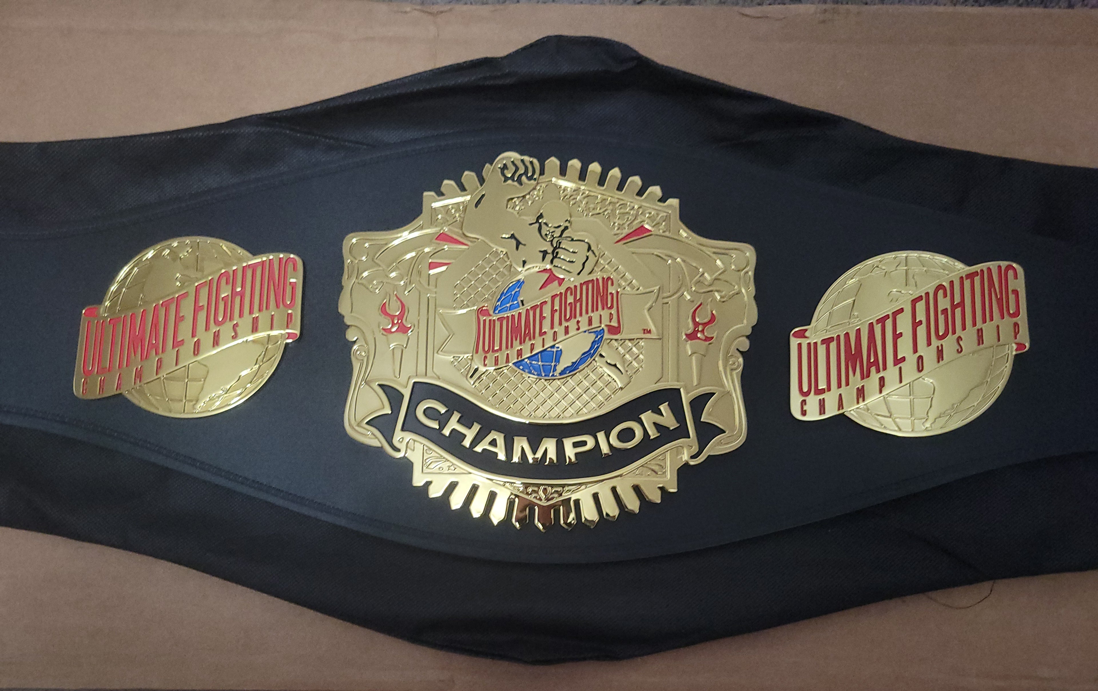 Official UFC Ulti-Man Vintage Replica Championship Title Belt