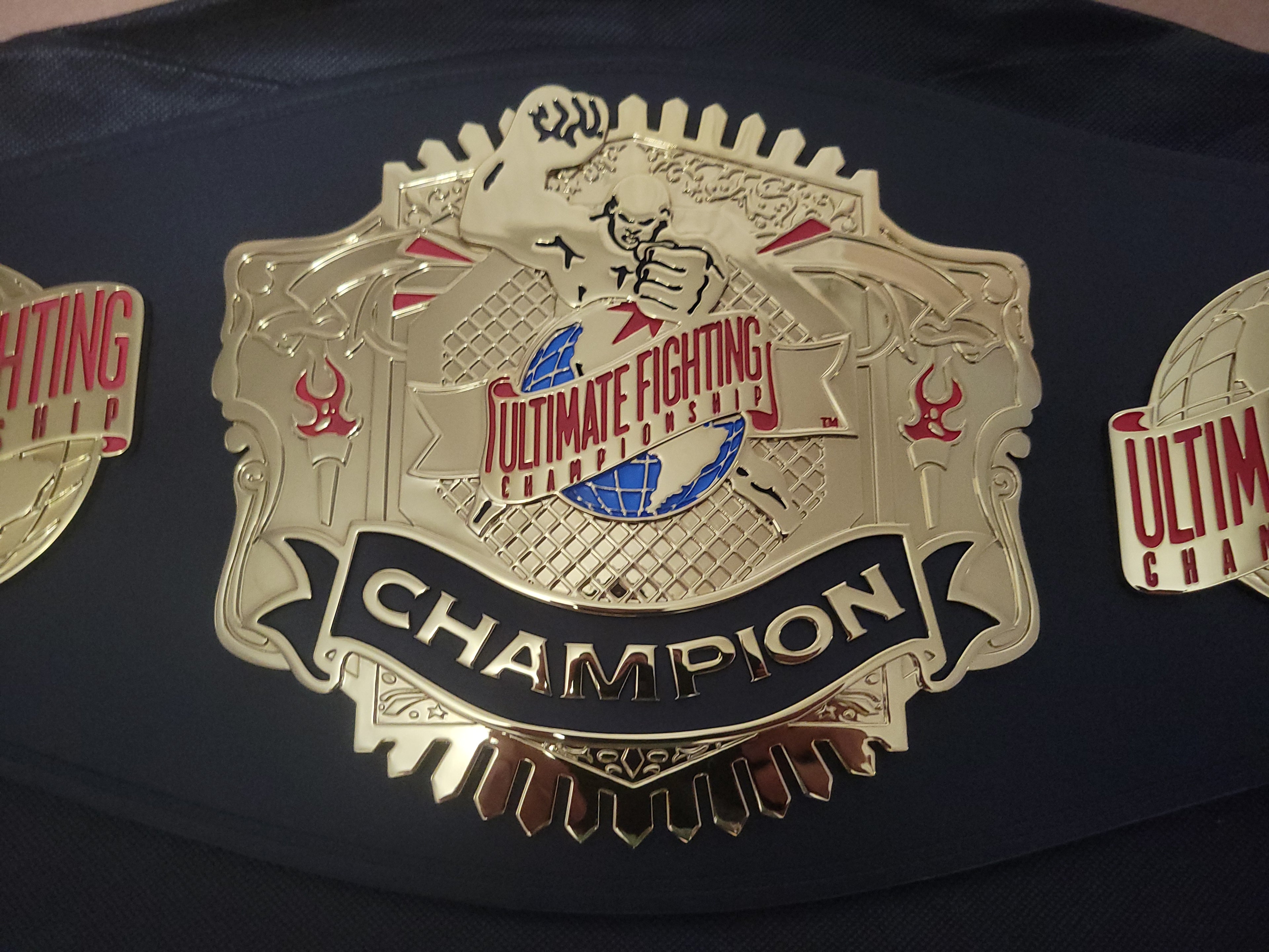 Official UFC Ulti-Man Vintage Replica Championship Title Belt