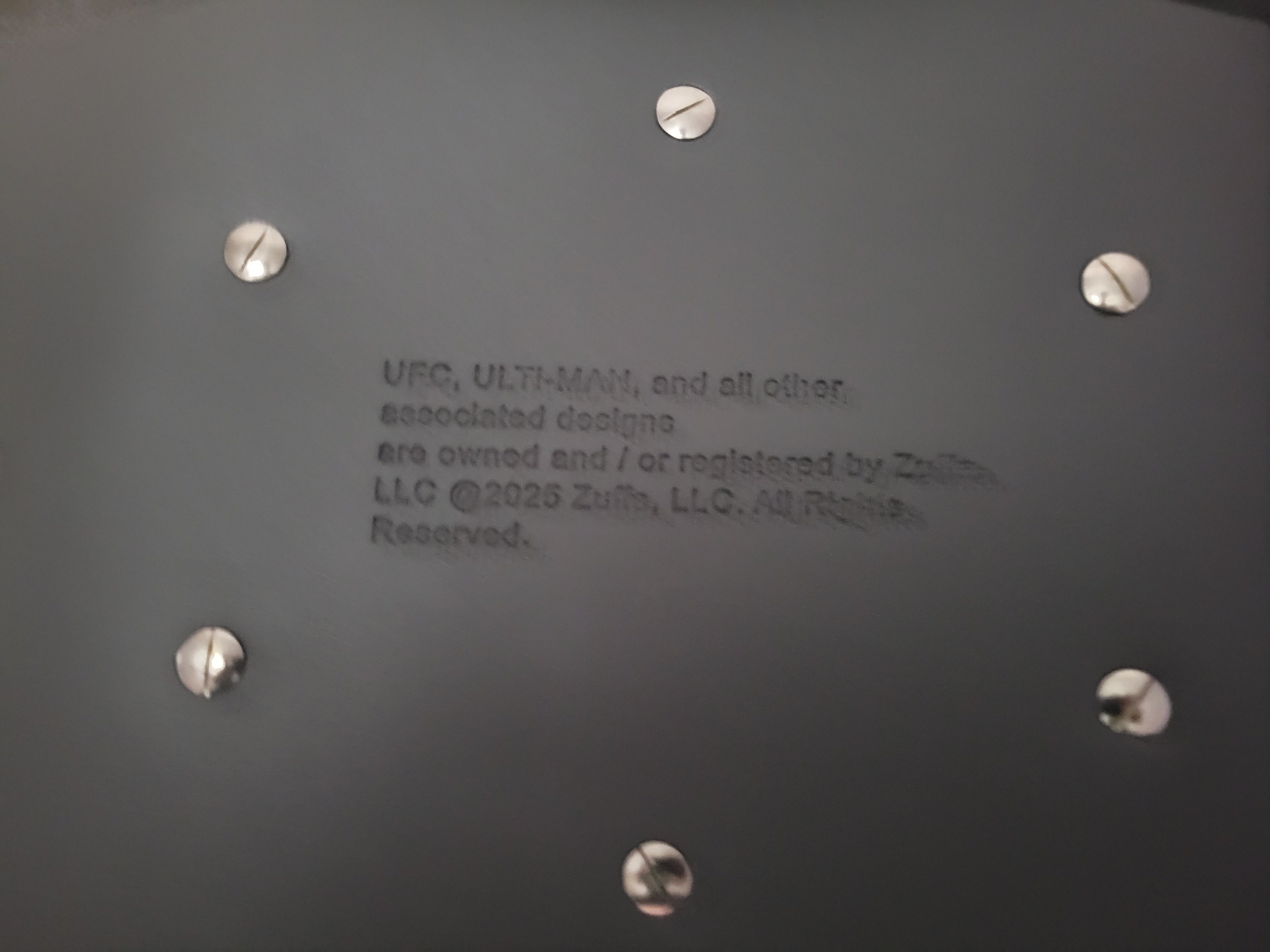 Official UFC Ulti-Man Vintage Replica Championship Title Belt