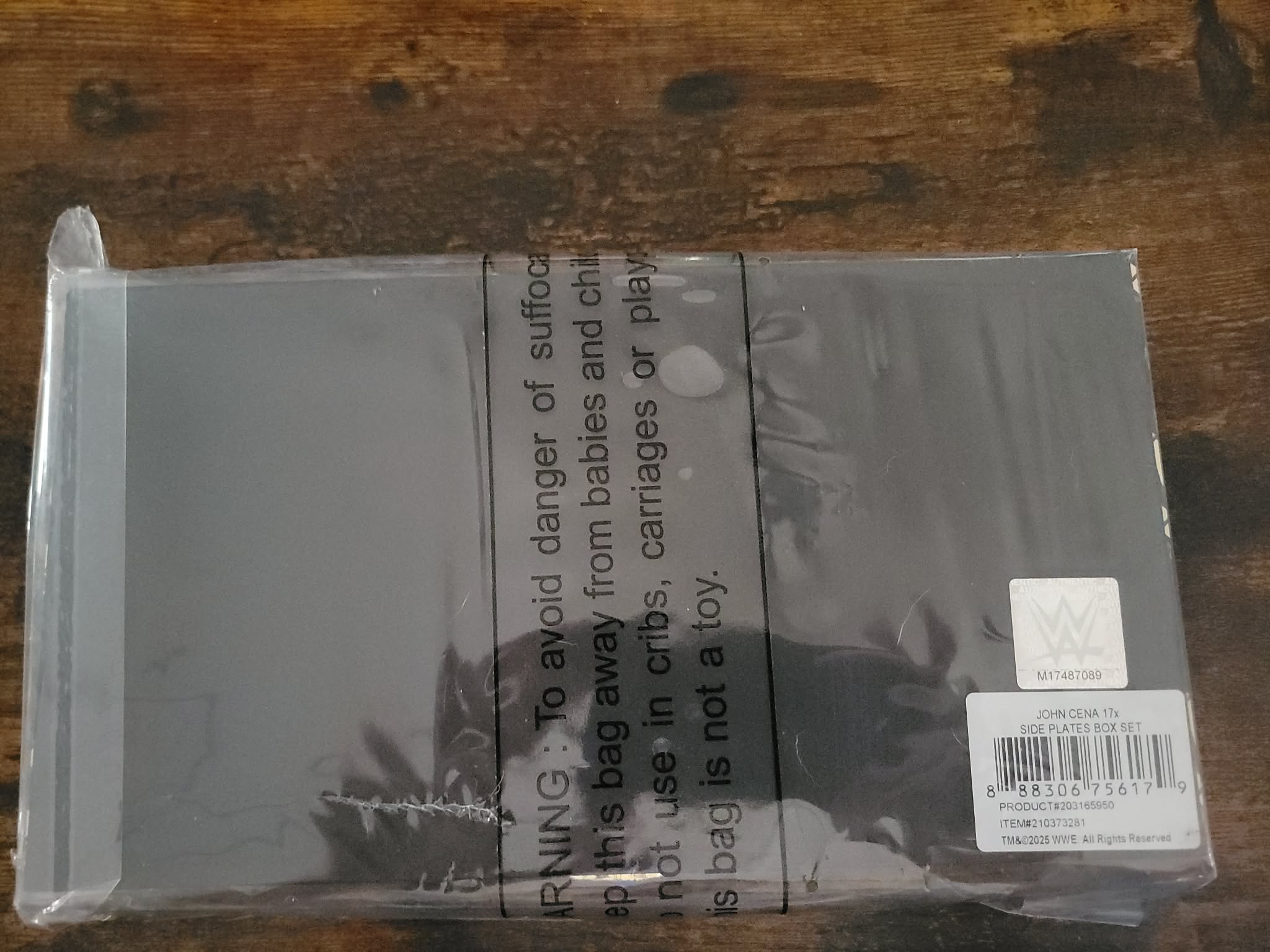 Official WWE John Cena 17X Side Plates