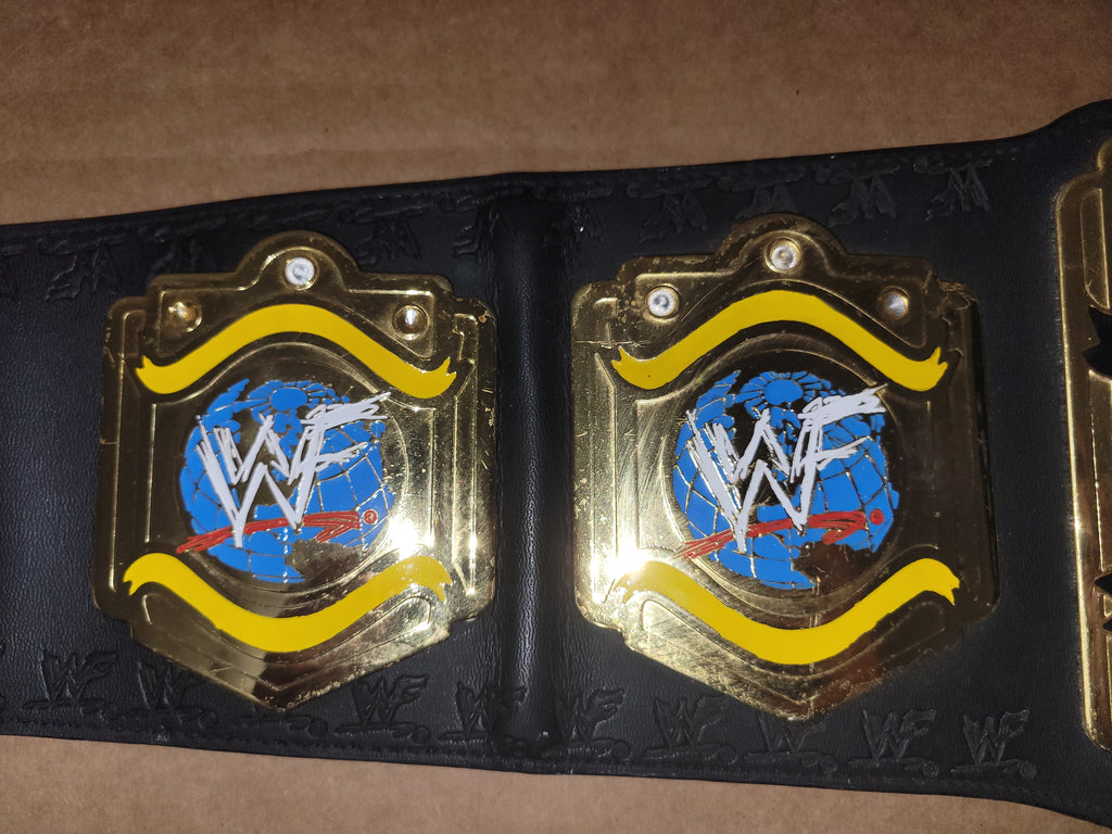 Official 2001 Figs Inc WWF Light Heavyweight Replica Title Belt