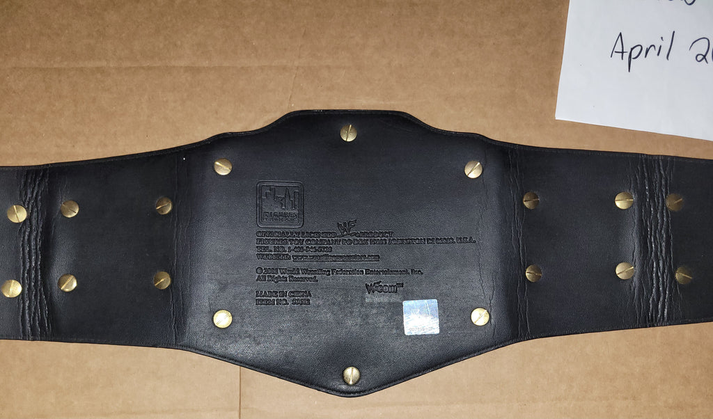 Official 2001 Figs Inc WWF Light Heavyweight Replica Title Belt