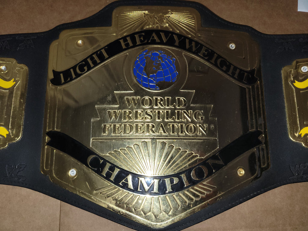 Official 2001 Figs Inc WWF Light Heavyweight Replica Title Belt