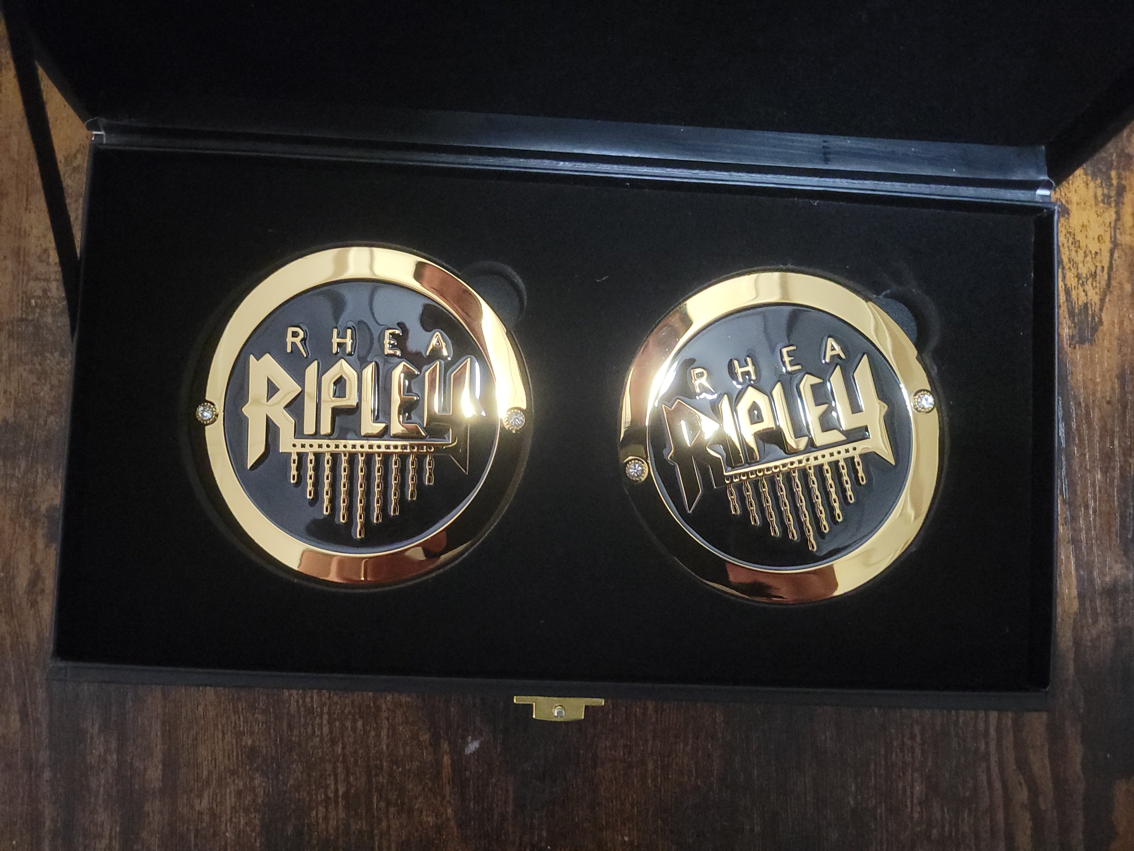 Official WWE Rhea Ripley Side Plate Box Set