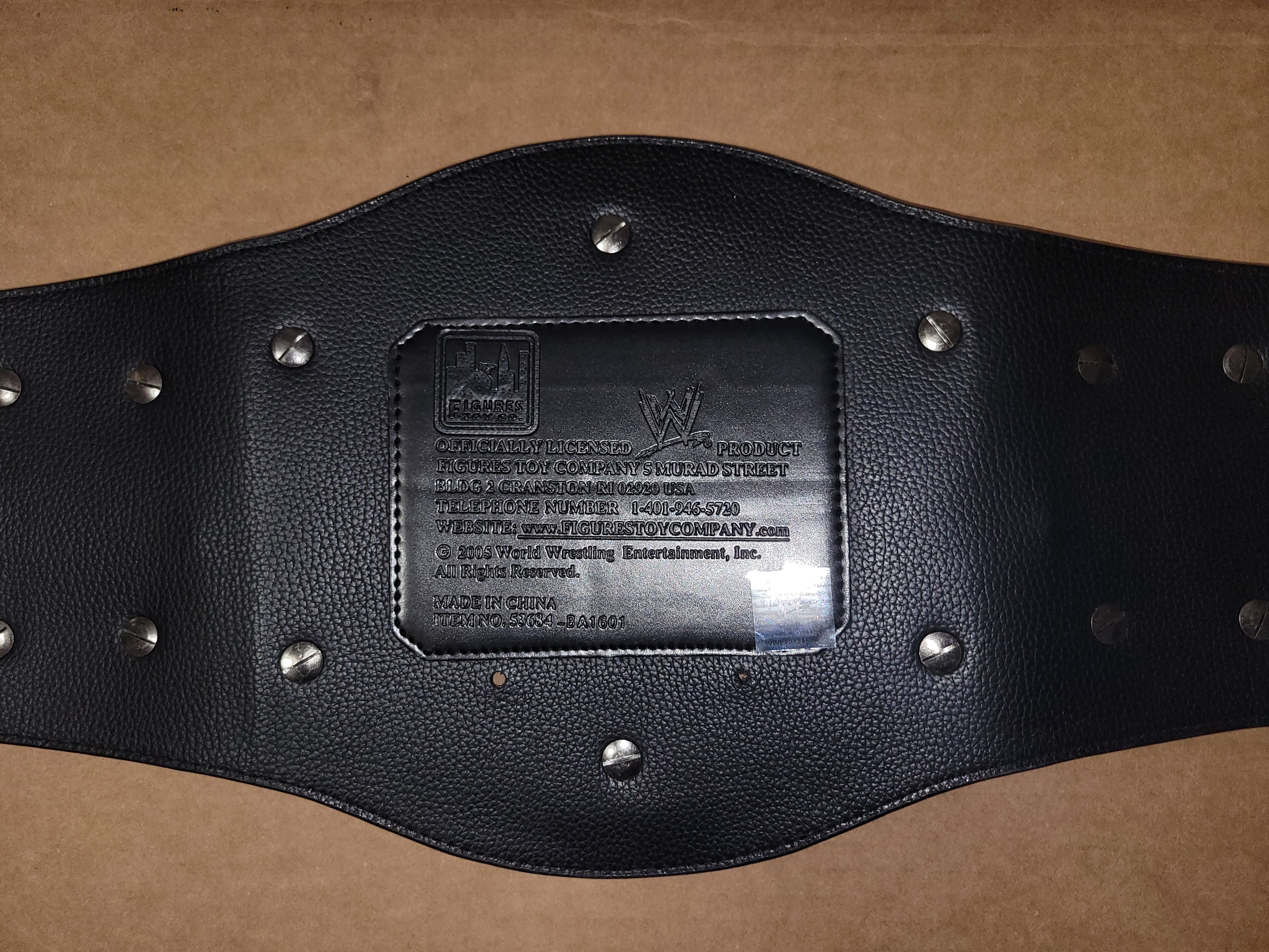 Official Figs Inc WWE Ruthless Aggression Cruiserweight Replica Title Belt