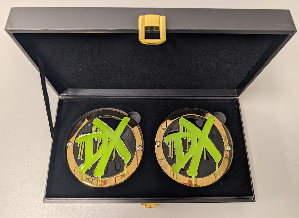 Official WWE D-Generation X Championship Replica Side Plate Box Set