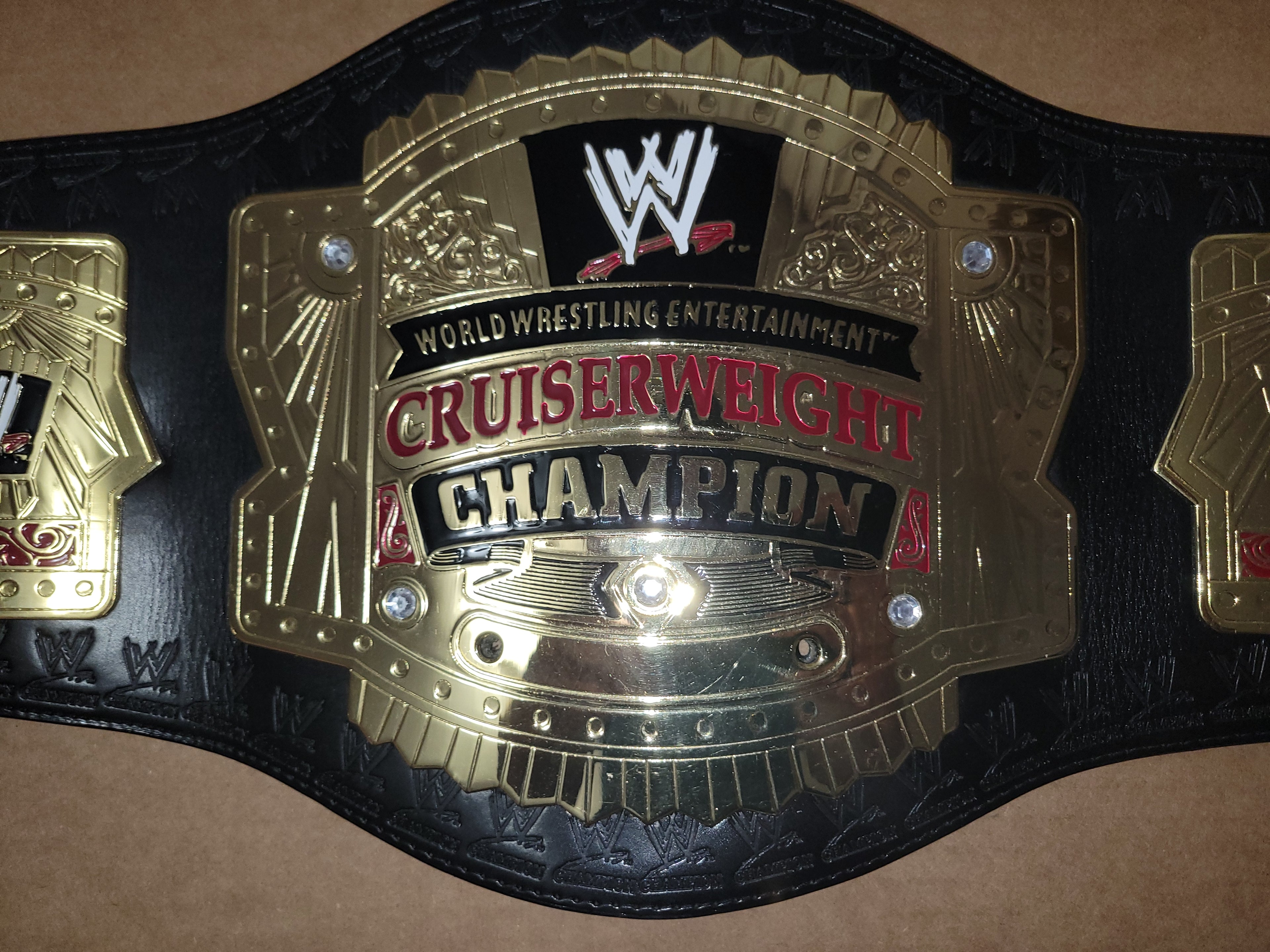 Official Figs Inc WWE Ruthless Aggression Cruiserweight Replica Title Belt
