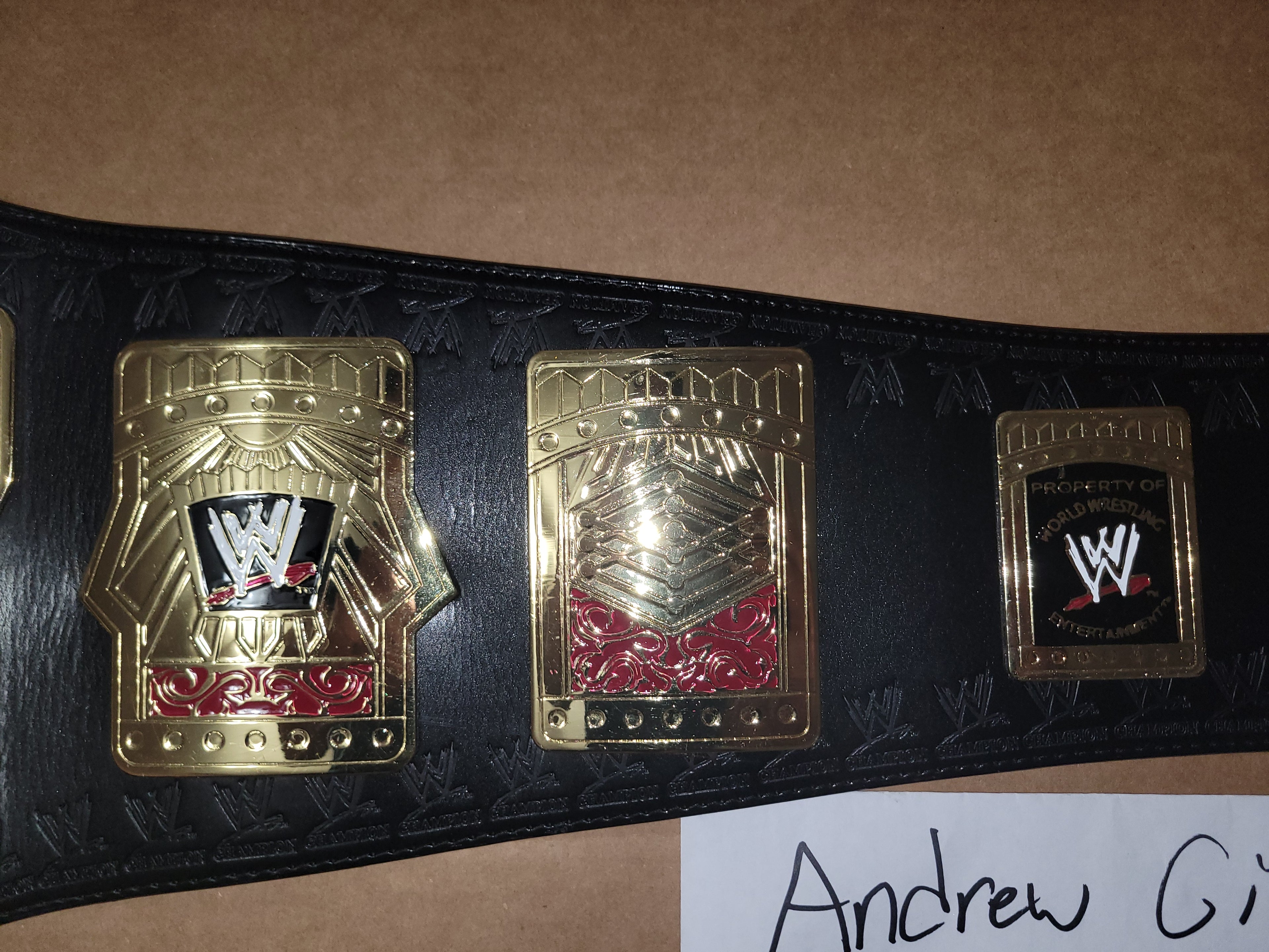 Official Figs Inc WWE Ruthless Aggression Cruiserweight Replica Title Belt