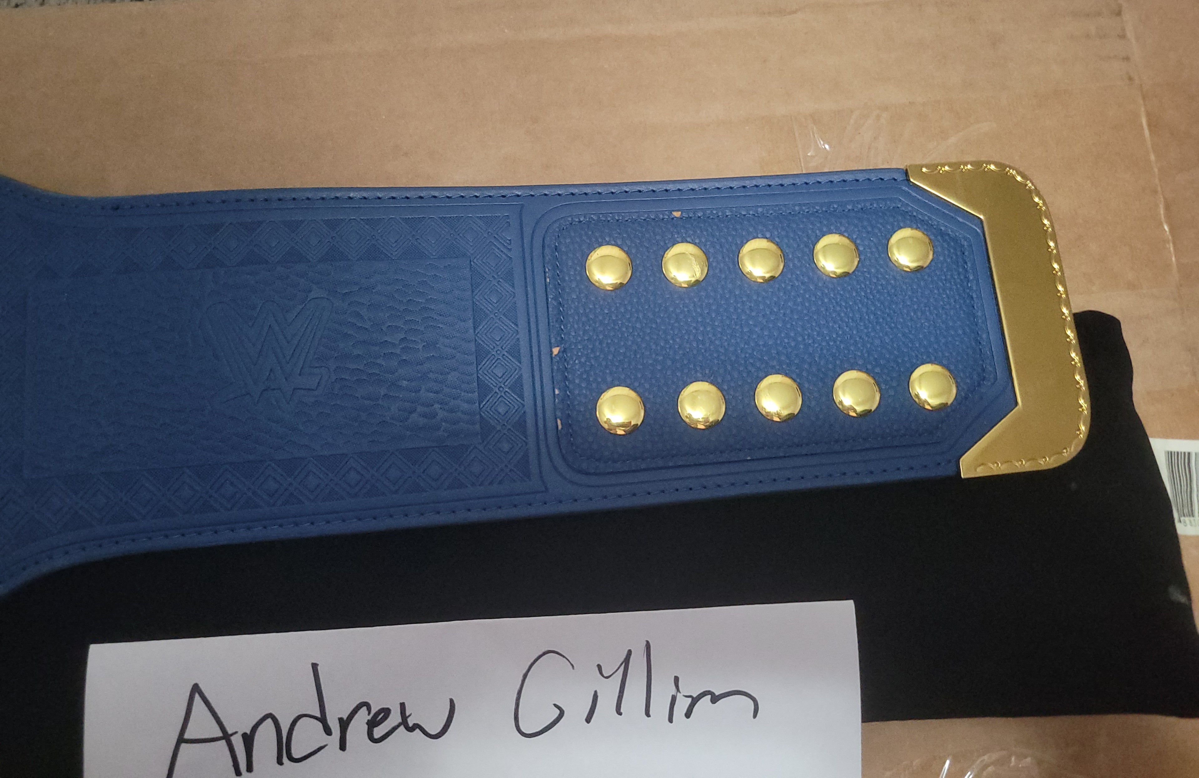 Official WWE Shop Blue Universal Commemorative Title Belt