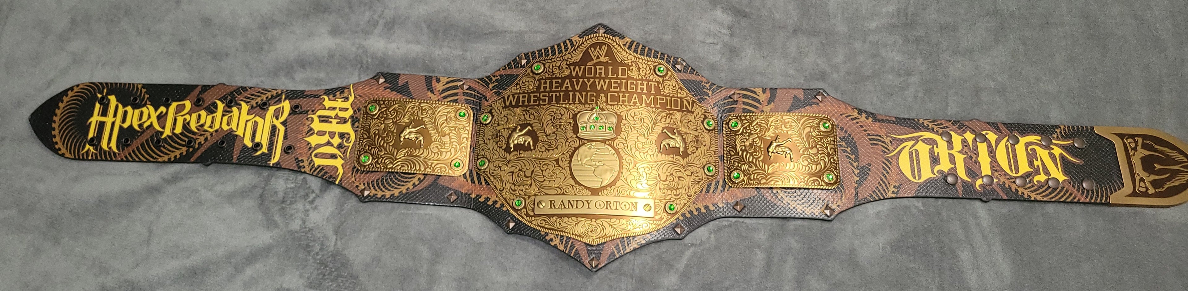Official WWE Randy Orton Signature Series Replica Title Belt